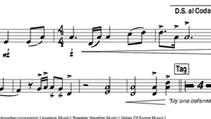 The same selected notes after watermark removal.