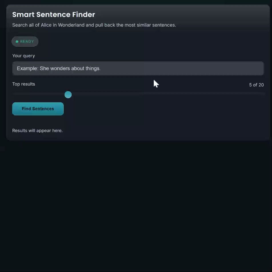 Smart Sentence Retriever